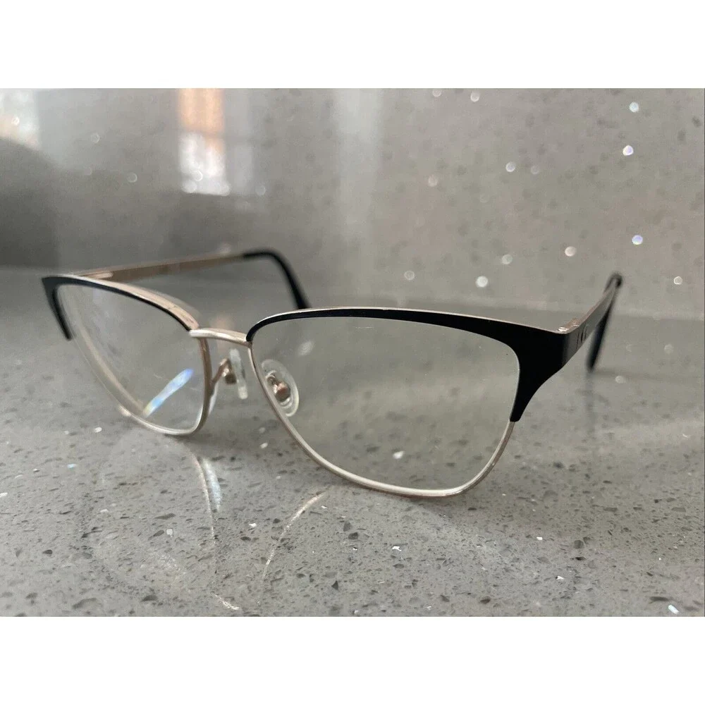 GUESS GU2795 001 Black Gold Womens Cat Eye Full Rim Eyeglasses Frames 54-14-140